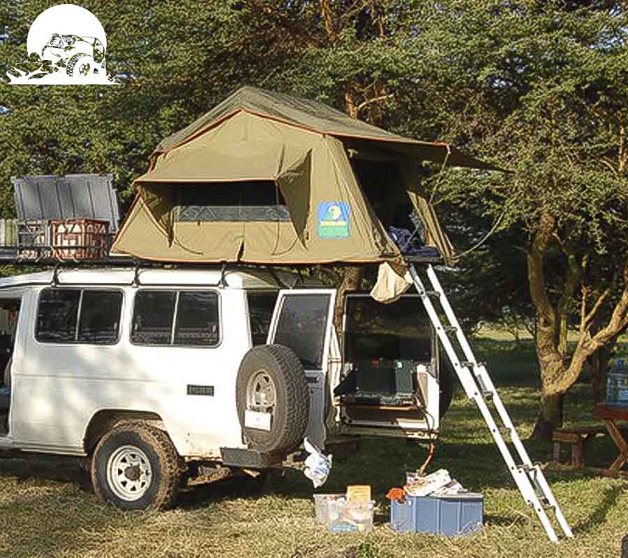 4x4 roof top tents-Family camping hire Uganda